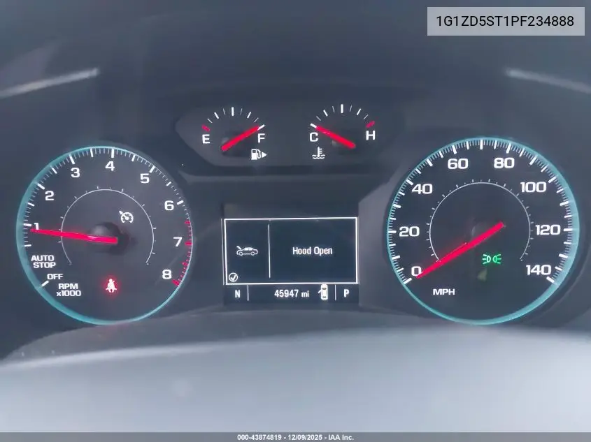 1G1ZD5ST1PF234888 2023 Chevrolet Malibu Fwd 1Lt