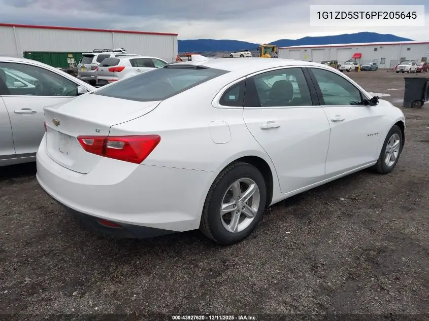 1G1ZD5ST6PF205645 2023 Chevrolet Malibu Fwd 1Lt