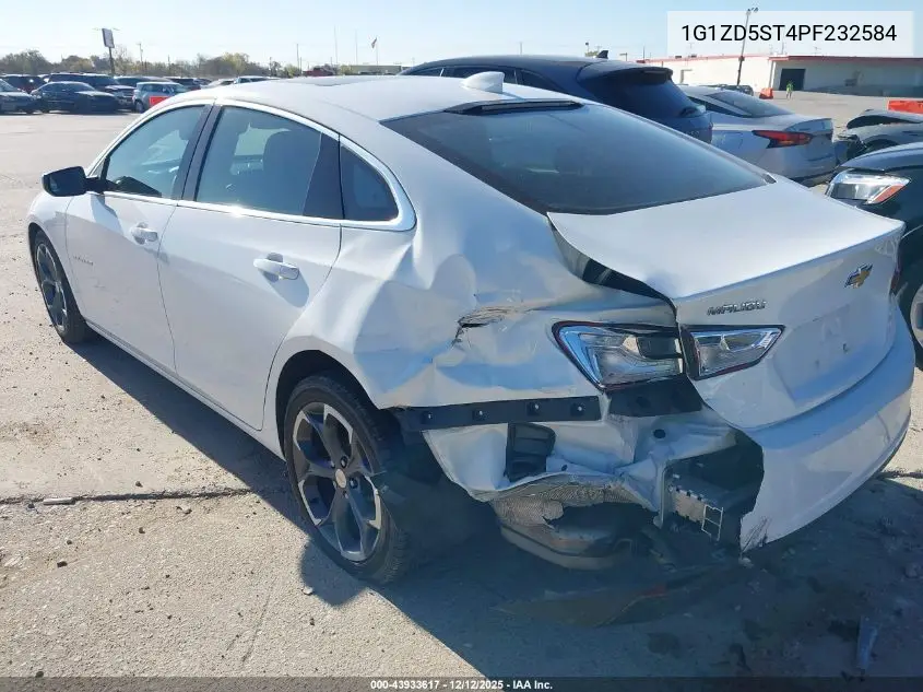 1G1ZD5ST4PF232584 2023 Chevrolet Malibu Fwd 1Lt