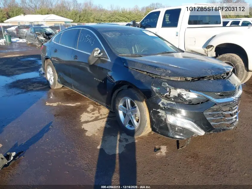 1G1ZB5ST8PF203112 2023 Chevrolet Malibu Fwd Ls