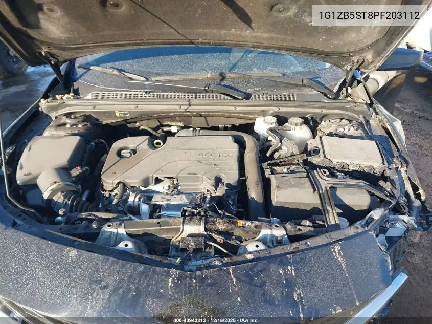 1G1ZB5ST8PF203112 2023 Chevrolet Malibu Fwd Ls
