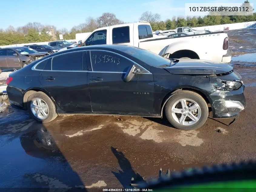 1G1ZB5ST8PF203112 2023 Chevrolet Malibu Fwd Ls