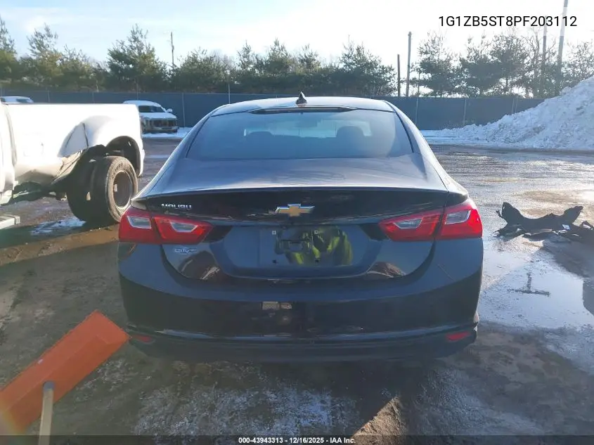 1G1ZB5ST8PF203112 2023 Chevrolet Malibu Fwd Ls