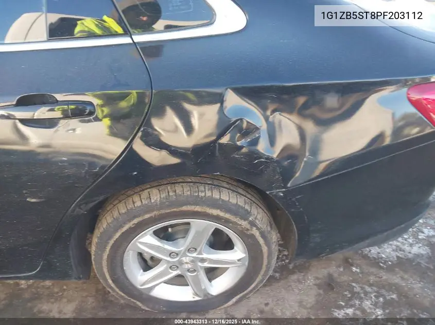 1G1ZB5ST8PF203112 2023 Chevrolet Malibu Fwd Ls