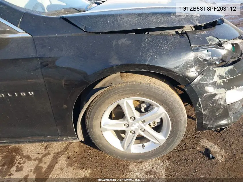 1G1ZB5ST8PF203112 2023 Chevrolet Malibu Fwd Ls