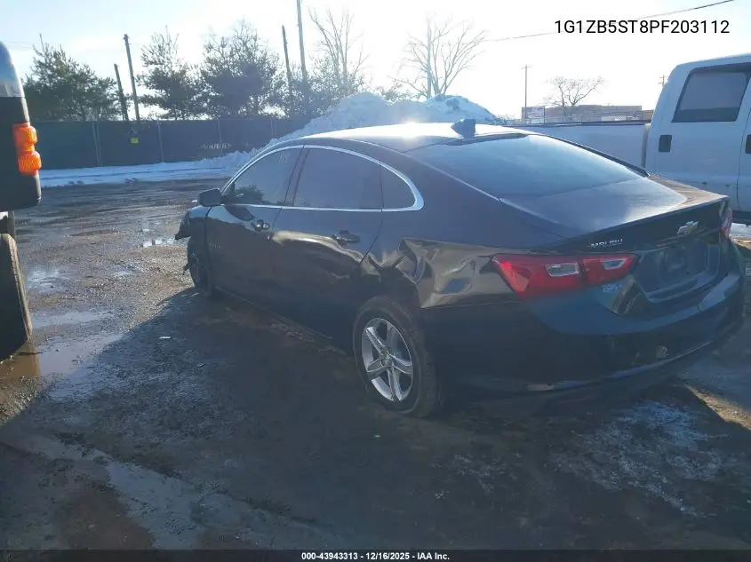 1G1ZB5ST8PF203112 2023 Chevrolet Malibu Fwd Ls