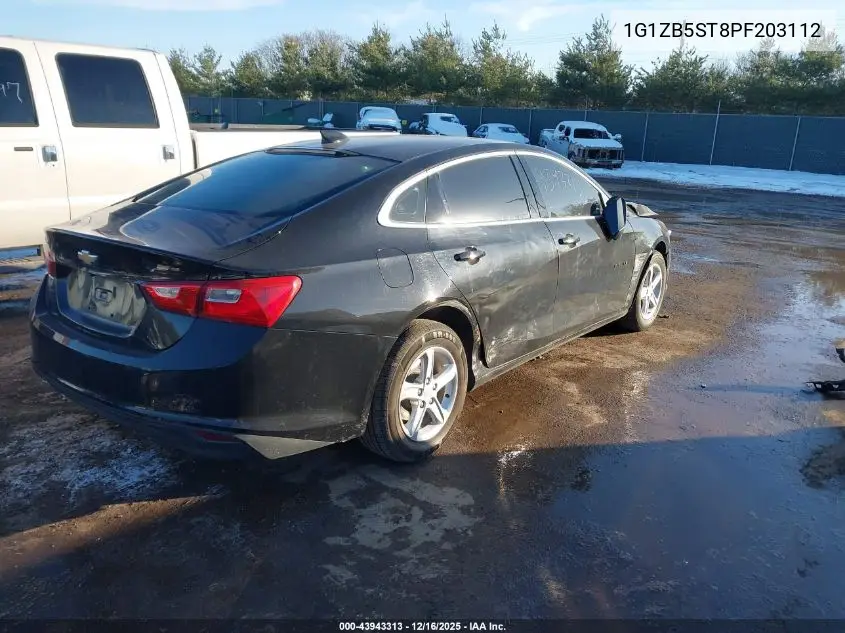 1G1ZB5ST8PF203112 2023 Chevrolet Malibu Fwd Ls