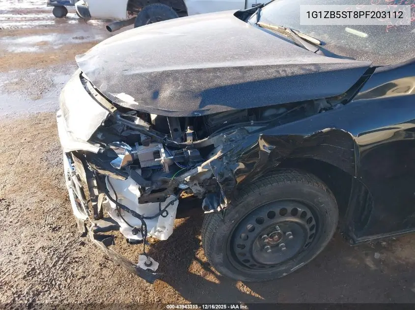 1G1ZB5ST8PF203112 2023 Chevrolet Malibu Fwd Ls