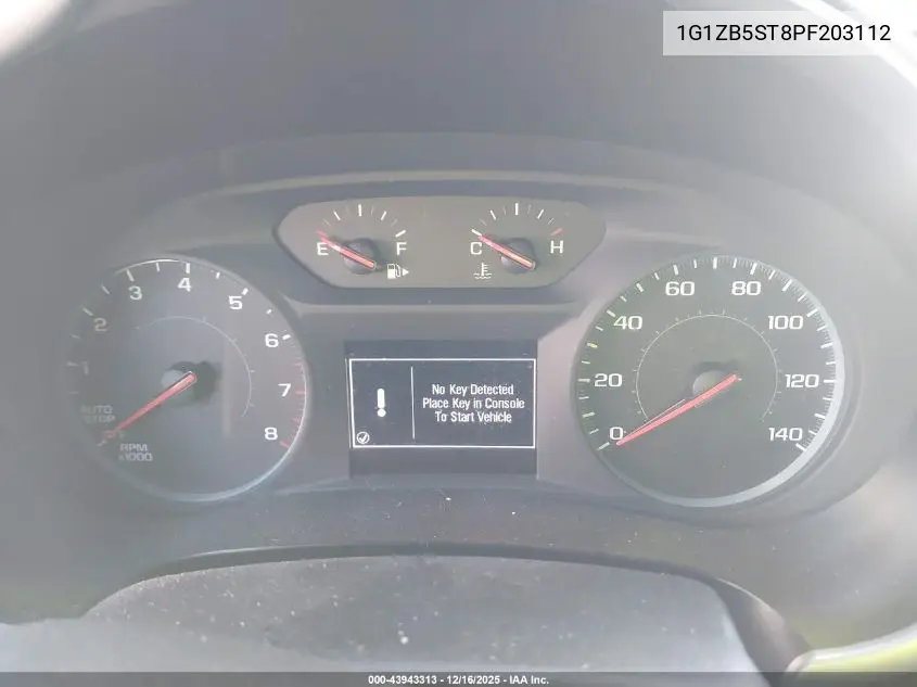 1G1ZB5ST8PF203112 2023 Chevrolet Malibu Fwd Ls