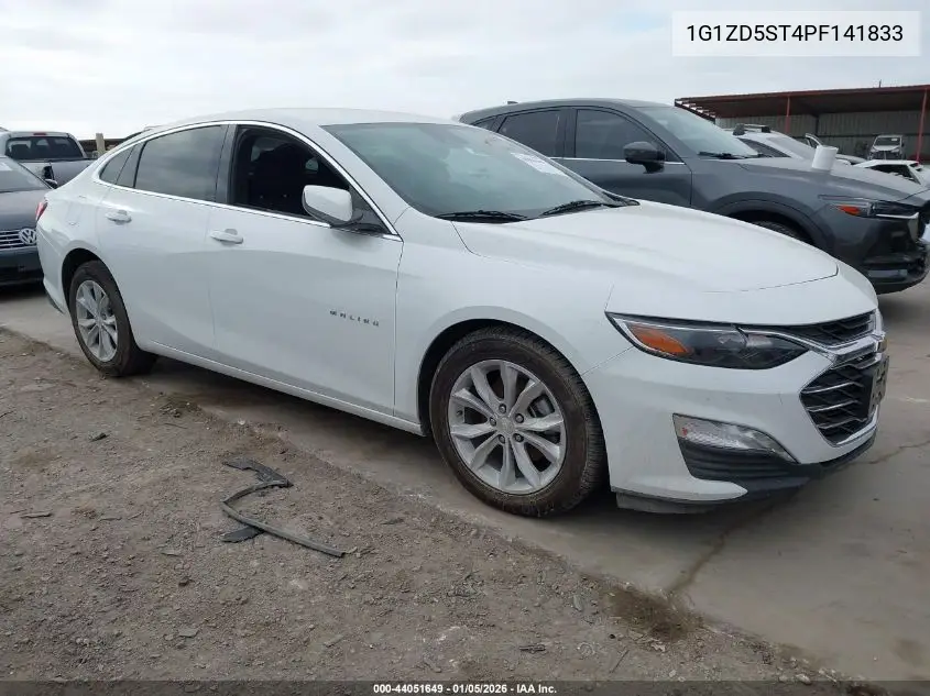 1G1ZD5ST4PF141833 2023 Chevrolet Malibu Fwd 1Lt