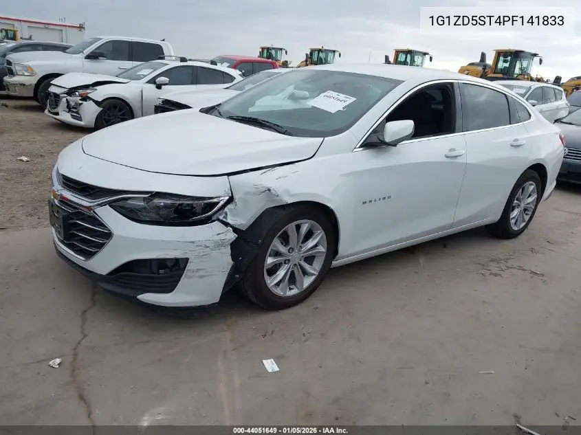 1G1ZD5ST4PF141833 2023 Chevrolet Malibu Fwd 1Lt