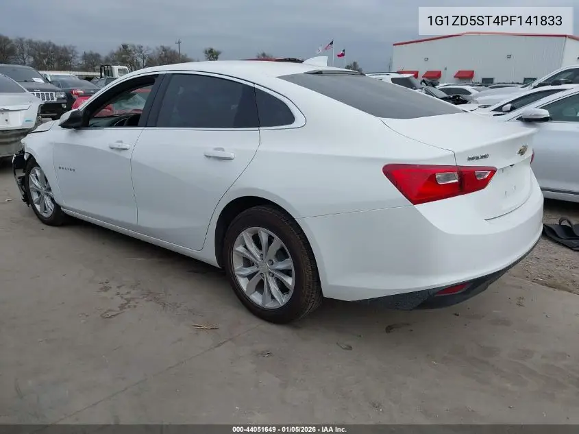 1G1ZD5ST4PF141833 2023 Chevrolet Malibu Fwd 1Lt
