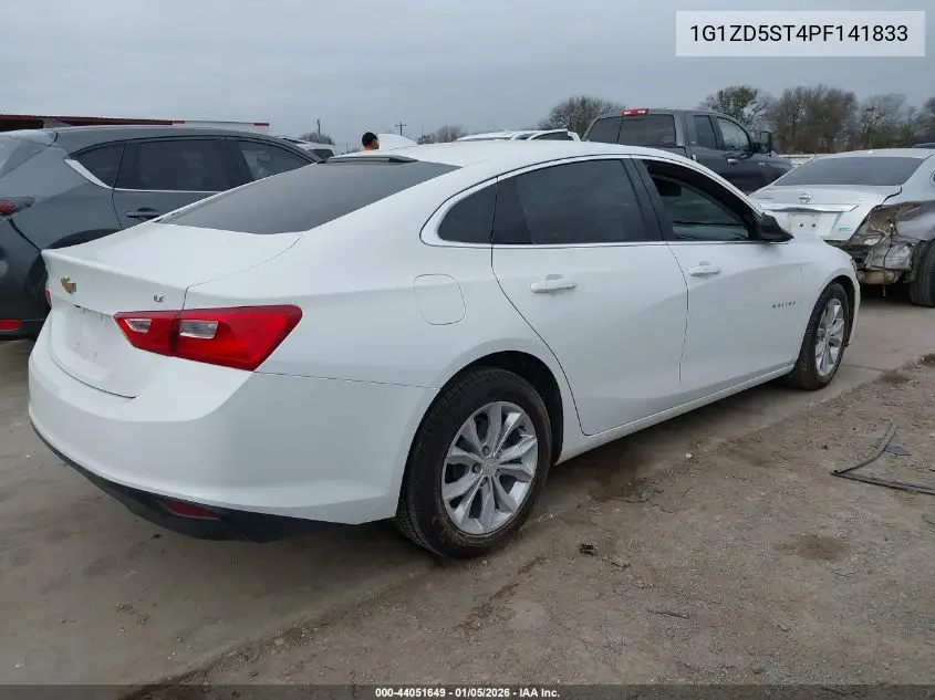 1G1ZD5ST4PF141833 2023 Chevrolet Malibu Fwd 1Lt