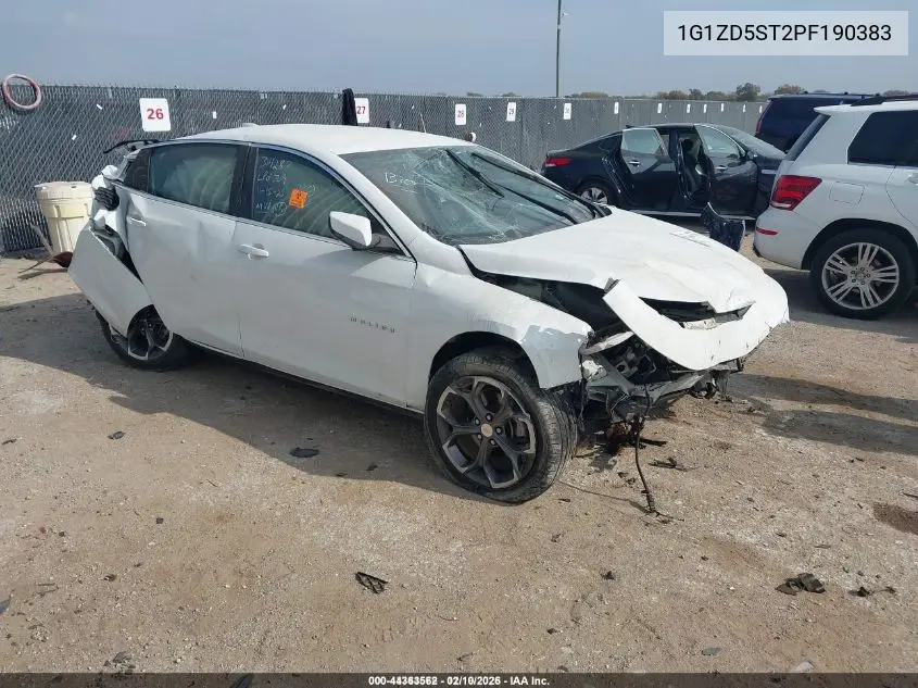 1G1ZD5ST2PF190383 2023 Chevrolet Malibu Fwd 1Lt
