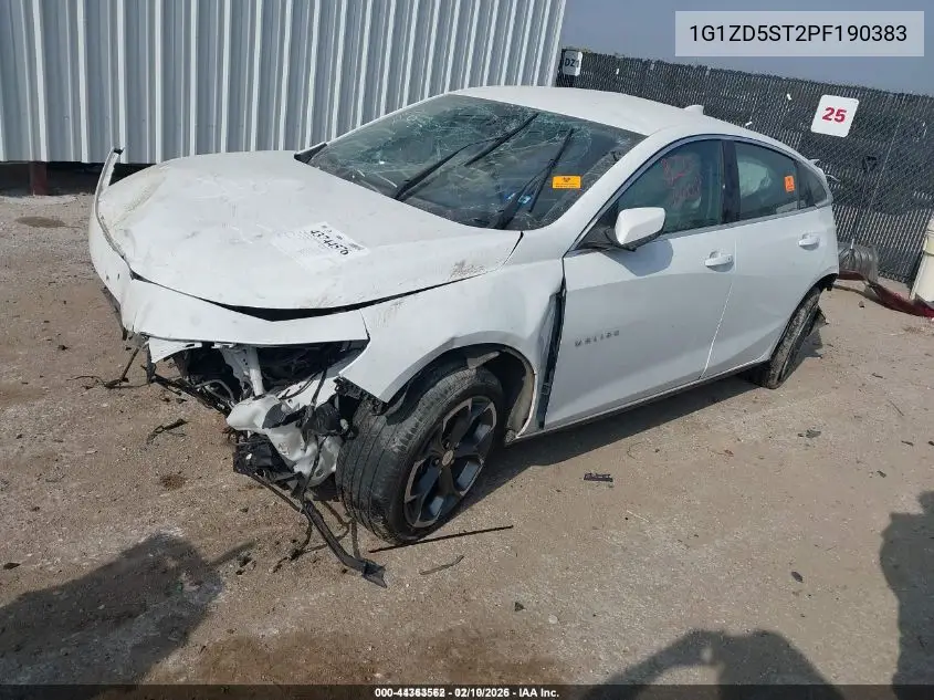 1G1ZD5ST2PF190383 2023 Chevrolet Malibu Fwd 1Lt