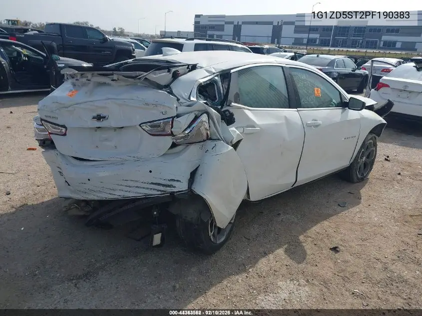 1G1ZD5ST2PF190383 2023 Chevrolet Malibu Fwd 1Lt