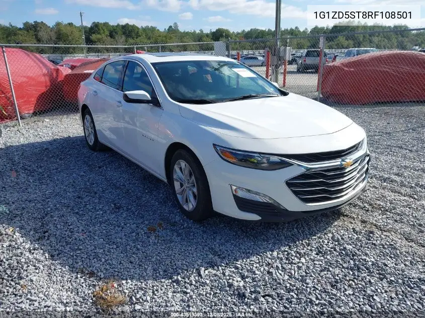 1G1ZD5ST8RF108501 2024 Chevrolet Malibu Fwd 1Lt