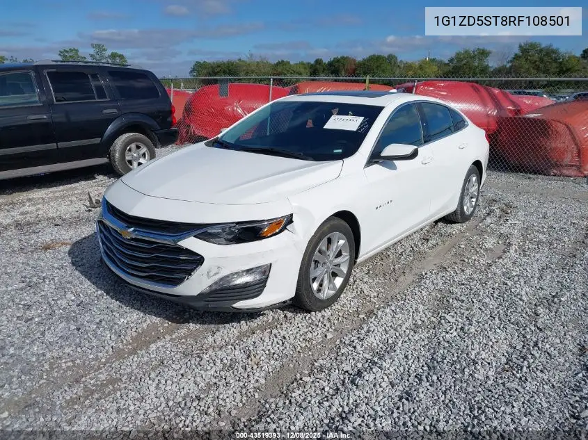 1G1ZD5ST8RF108501 2024 Chevrolet Malibu Fwd 1Lt