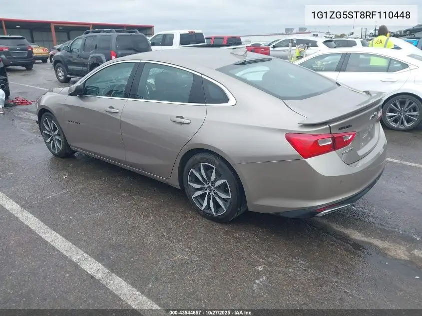 1G1ZG5ST8RF110448 2024 Chevrolet Malibu Fwd Rs