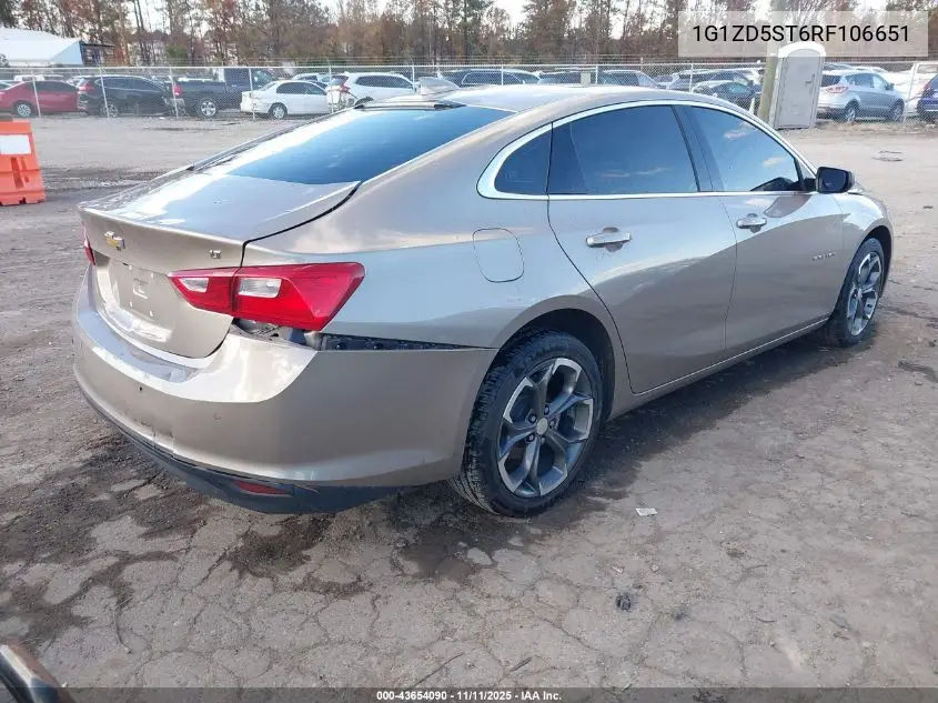 1G1ZD5ST6RF106651 2024 Chevrolet Malibu Fwd 1Lt