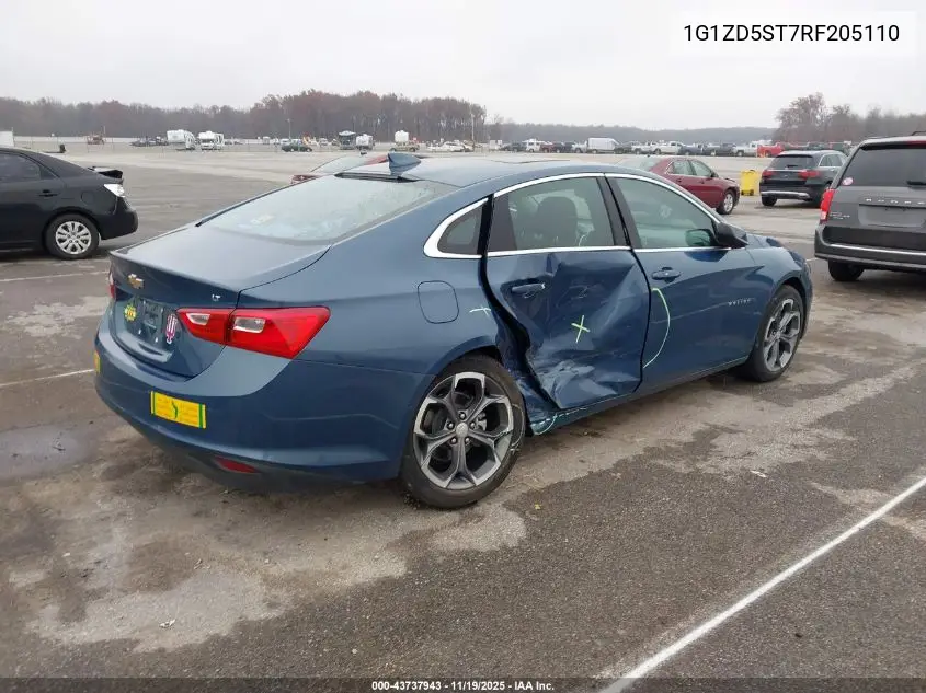 1G1ZD5ST7RF205110 2024 Chevrolet Malibu Fwd 1Lt