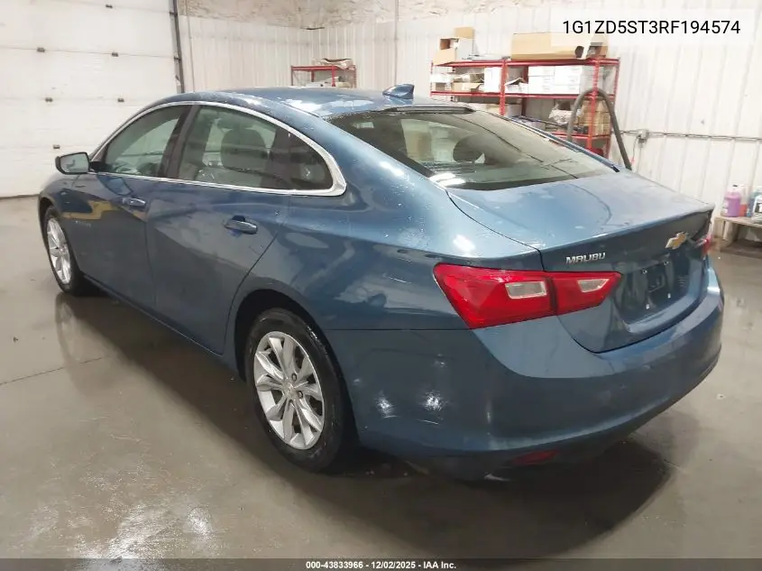 1G1ZD5ST3RF194574 2024 Chevrolet Malibu Fwd 1Lt