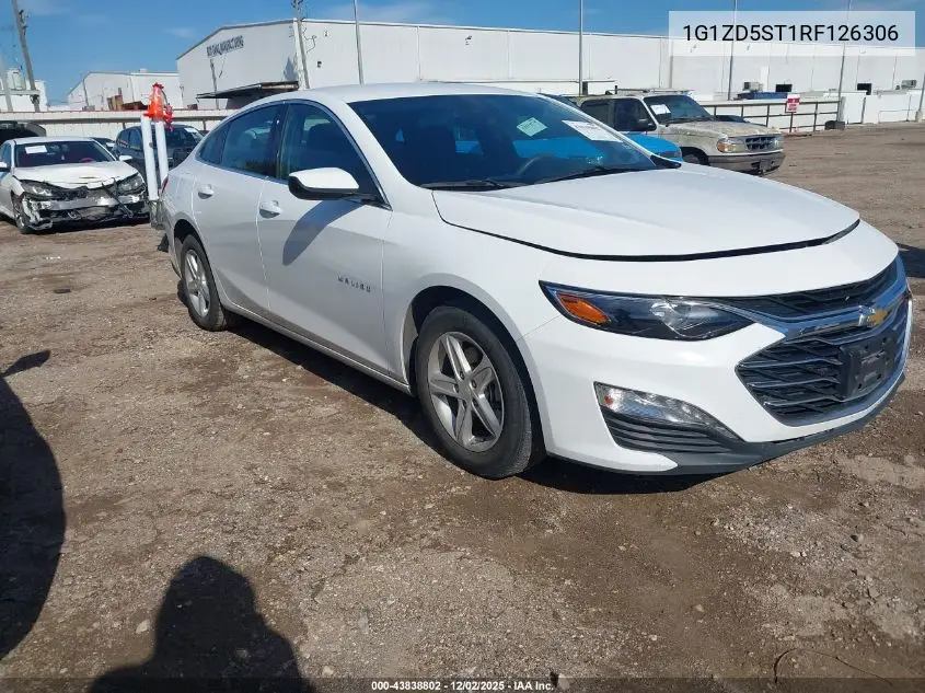 1G1ZD5ST1RF126306 2024 Chevrolet Malibu Fwd 1Lt