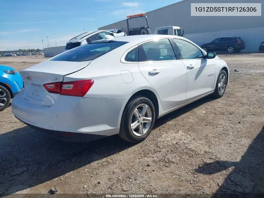 1G1ZD5ST1RF126306 2024 Chevrolet Malibu Fwd 1Lt
