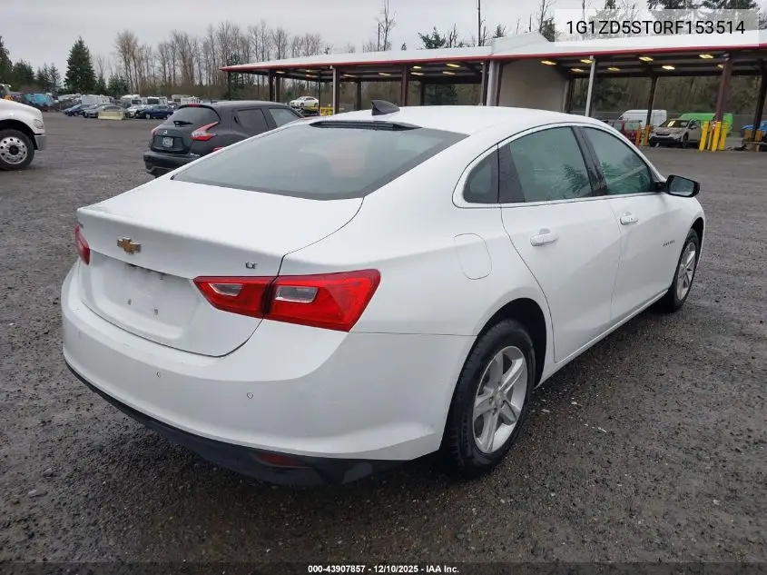 1G1ZD5ST0RF153514 2024 Chevrolet Malibu Fwd 1Lt