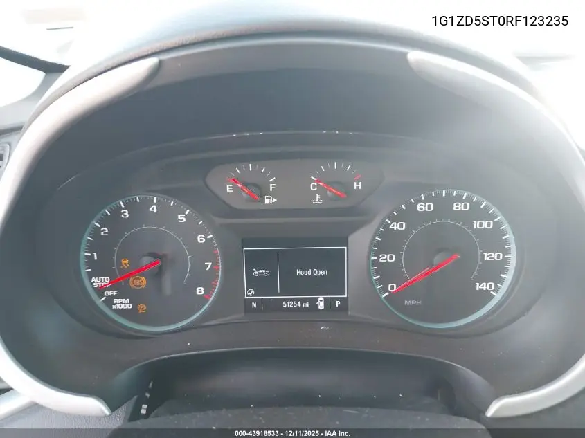 1G1ZD5ST0RF123235 2024 Chevrolet Malibu Fwd 1Lt