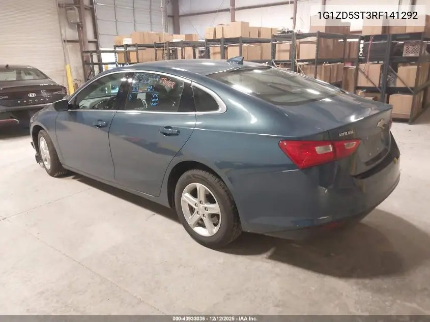 1G1ZD5ST3RF141292 2024 Chevrolet Malibu Fwd 1Lt