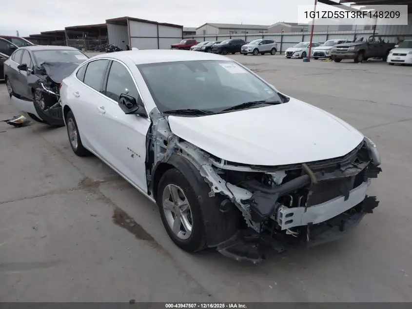 1G1ZD5ST3RF148209 2024 Chevrolet Malibu Fwd 1Lt