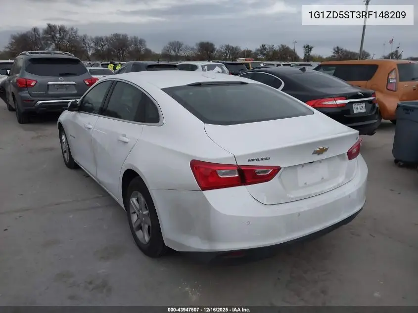 1G1ZD5ST3RF148209 2024 Chevrolet Malibu Fwd 1Lt