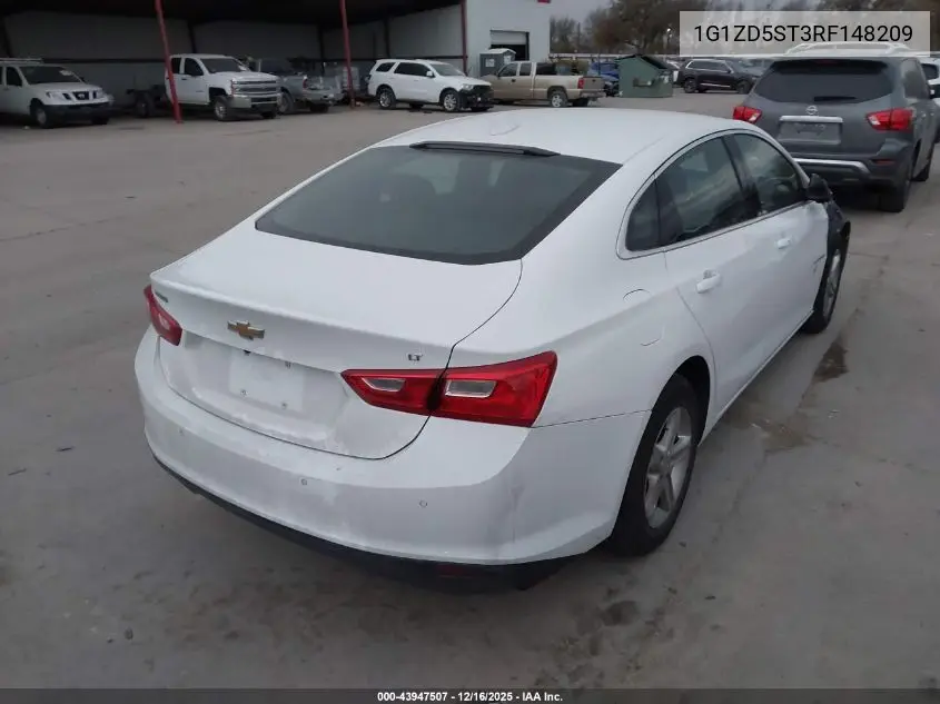 1G1ZD5ST3RF148209 2024 Chevrolet Malibu Fwd 1Lt