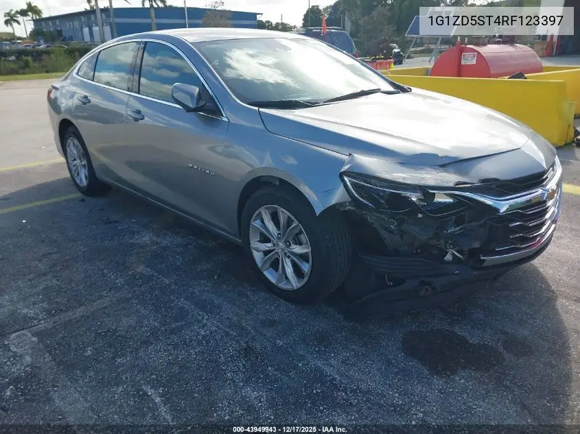 1G1ZD5ST4RF123397 2024 Chevrolet Malibu Fwd 1Lt