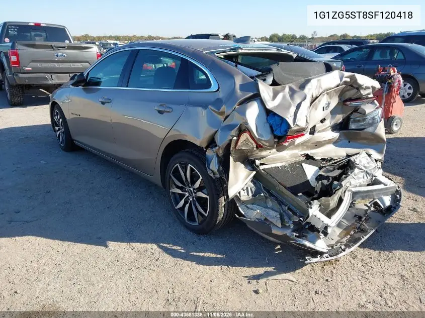 1G1ZG5ST8SF120418 2025 Chevrolet Malibu Fwd Rs