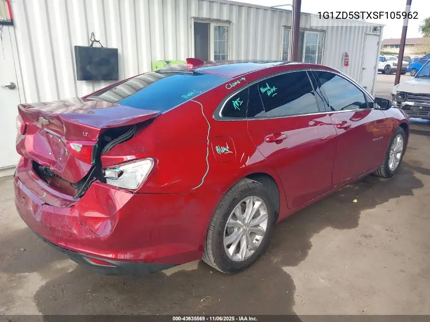 1G1ZD5STXSF105962 2025 Chevrolet Malibu Fwd 1Lt