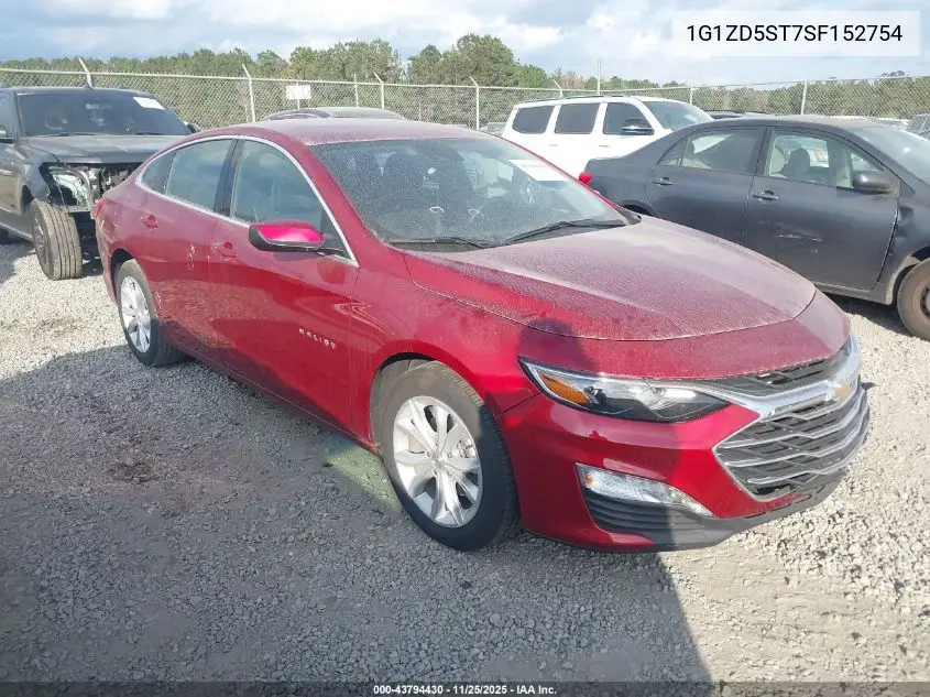 1G1ZD5ST7SF152754 2025 Chevrolet Malibu Fwd 1Lt