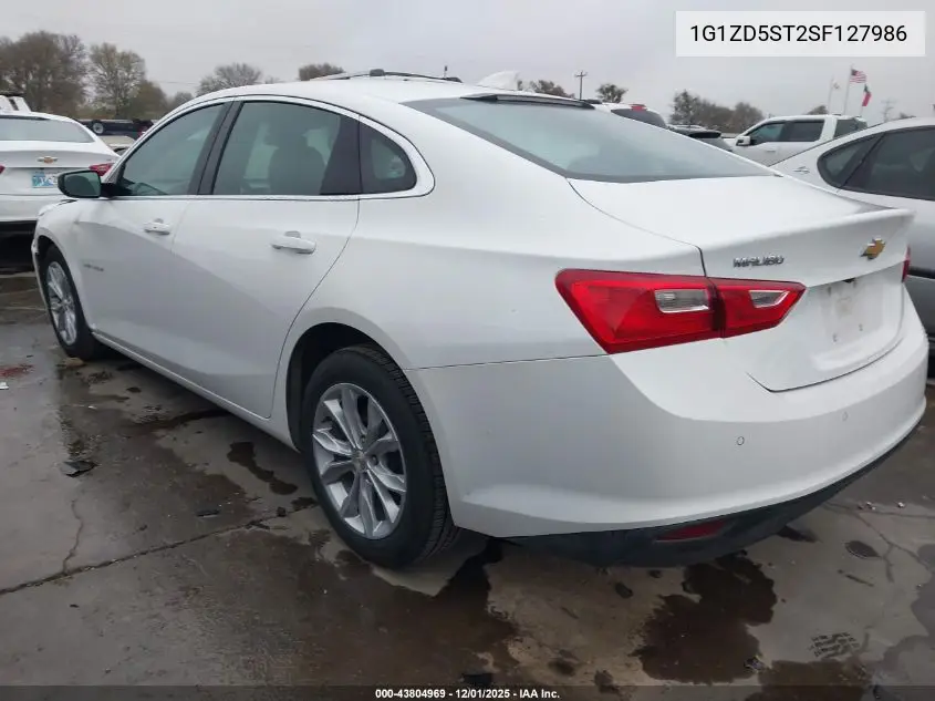 1G1ZD5ST2SF127986 2025 Chevrolet Malibu Fwd 1Lt