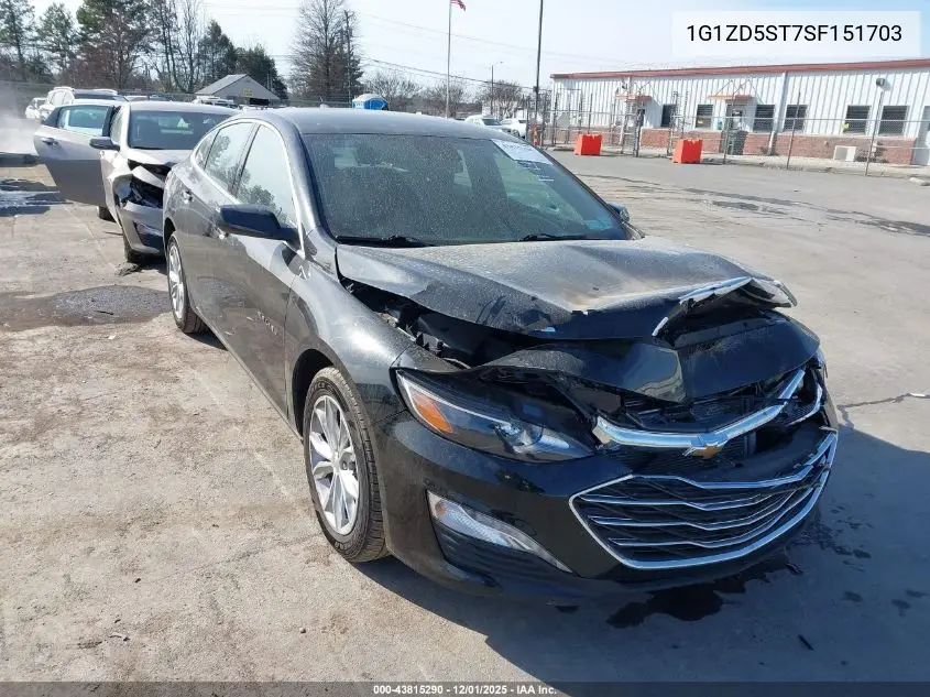 1G1ZD5ST7SF151703 2025 Chevrolet Malibu Fwd 1Lt