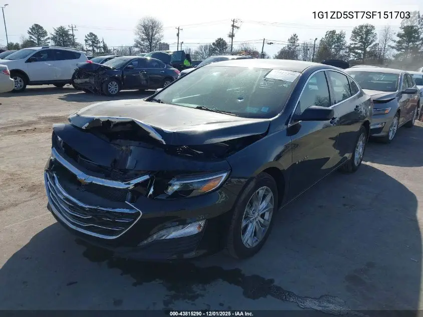 1G1ZD5ST7SF151703 2025 Chevrolet Malibu Fwd 1Lt