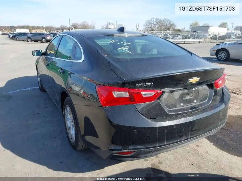 1G1ZD5ST7SF151703 2025 Chevrolet Malibu Fwd 1Lt
