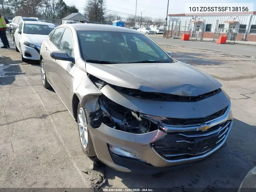 1G1ZD5ST5SF138156 2025 Chevrolet Malibu Fwd 1Lt