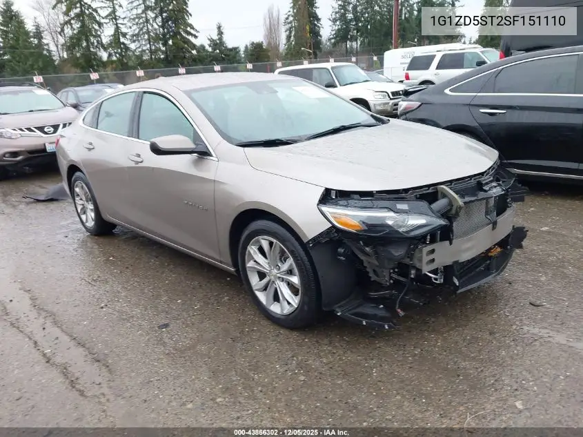 1G1ZD5ST2SF151110 2025 Chevrolet Malibu Fwd 1Lt