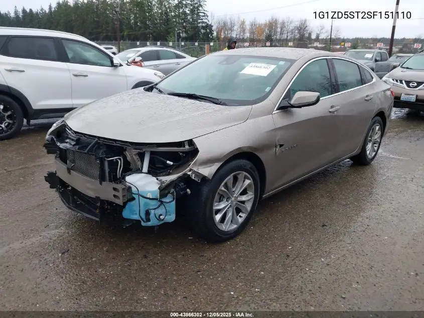 1G1ZD5ST2SF151110 2025 Chevrolet Malibu Fwd 1Lt