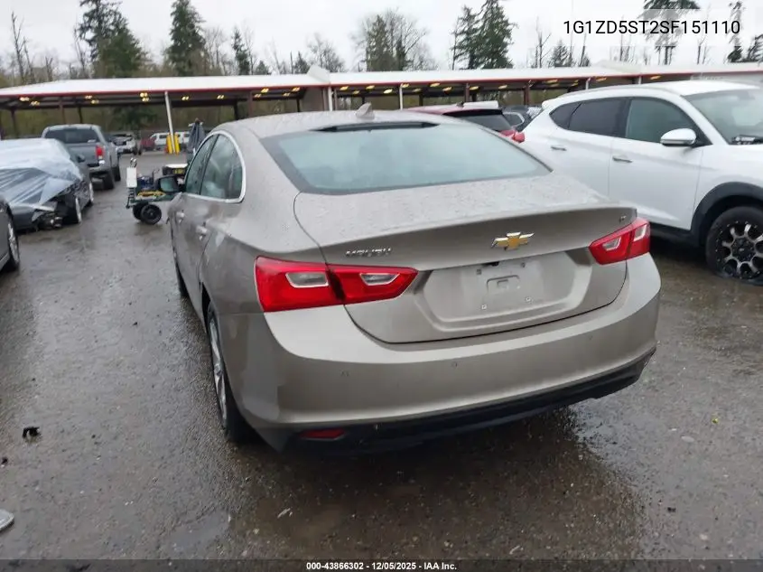 1G1ZD5ST2SF151110 2025 Chevrolet Malibu Fwd 1Lt