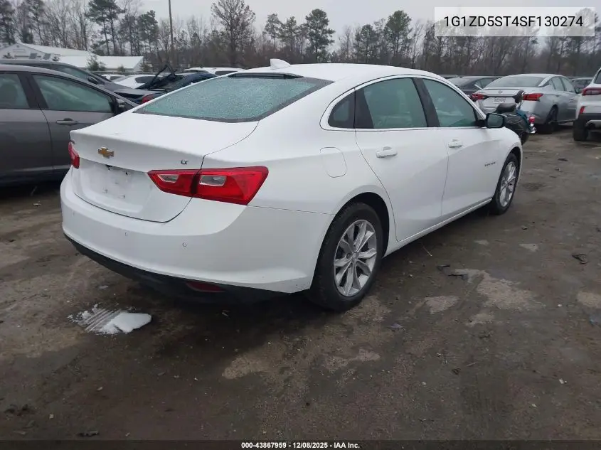 1G1ZD5ST4SF130274 2025 Chevrolet Malibu Fwd 1Lt