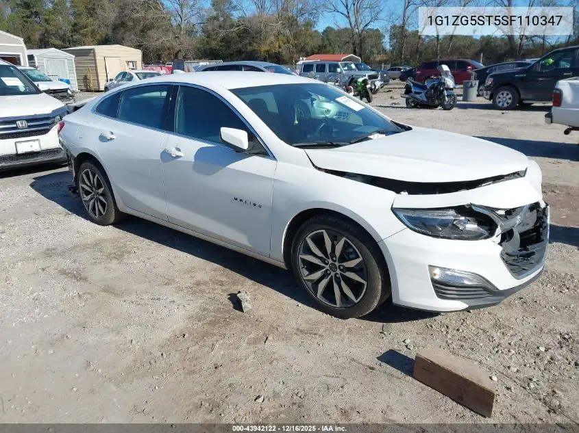 1G1ZG5ST5SF110347 2025 Chevrolet Malibu Fwd Rs