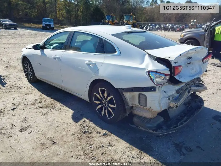 1G1ZG5ST5SF110347 2025 Chevrolet Malibu Fwd Rs