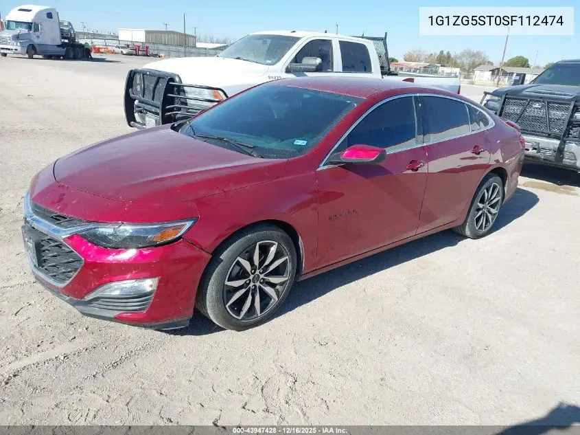 1G1ZG5ST0SF112474 2025 Chevrolet Malibu Fwd Rs
